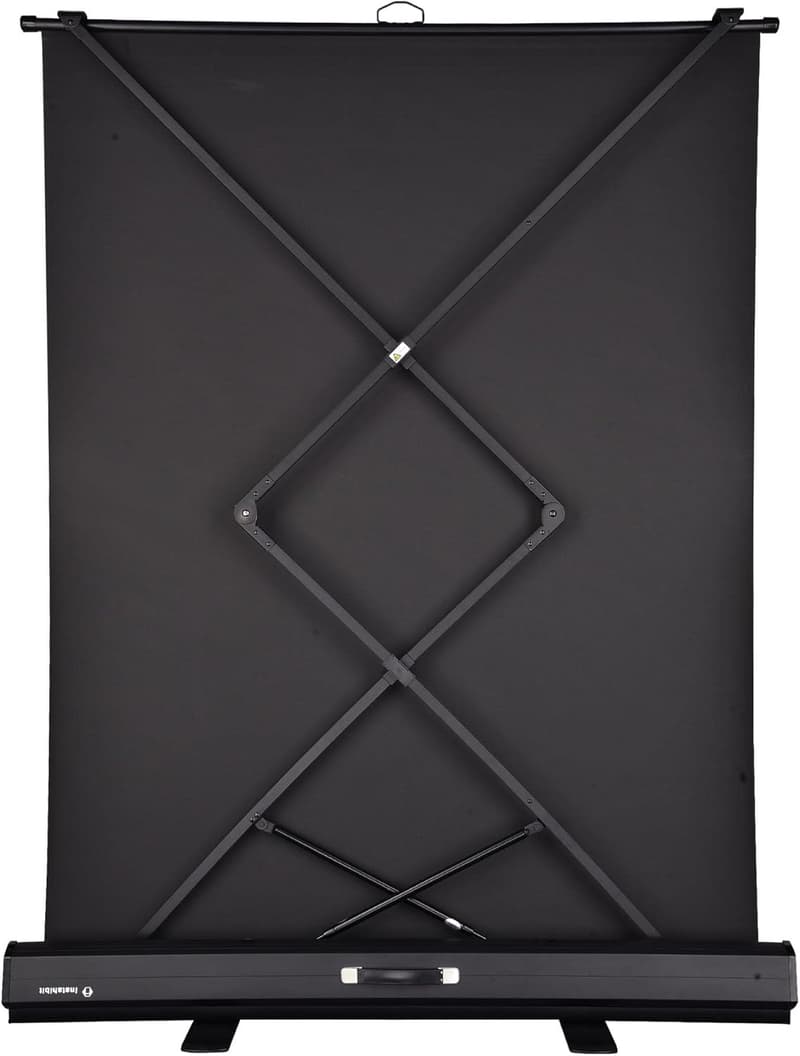 Peak 142x107cm Taşınabilir Portatif Pull Up Floor Projeksiyon Perdesi F70 görsel 3